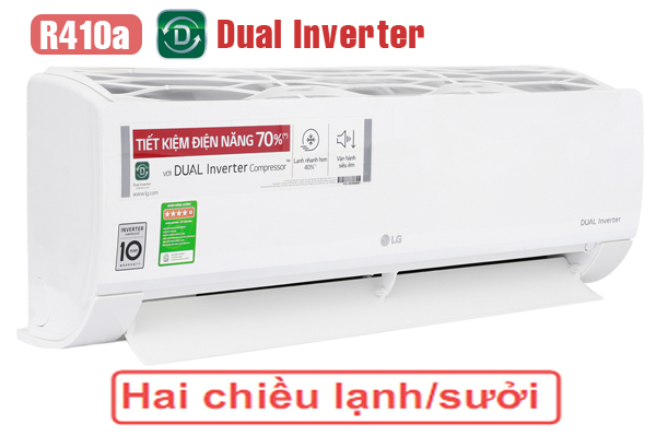 Điều hòa 2 chiều Inverter LG B10END 9.000BTU Dual Cool